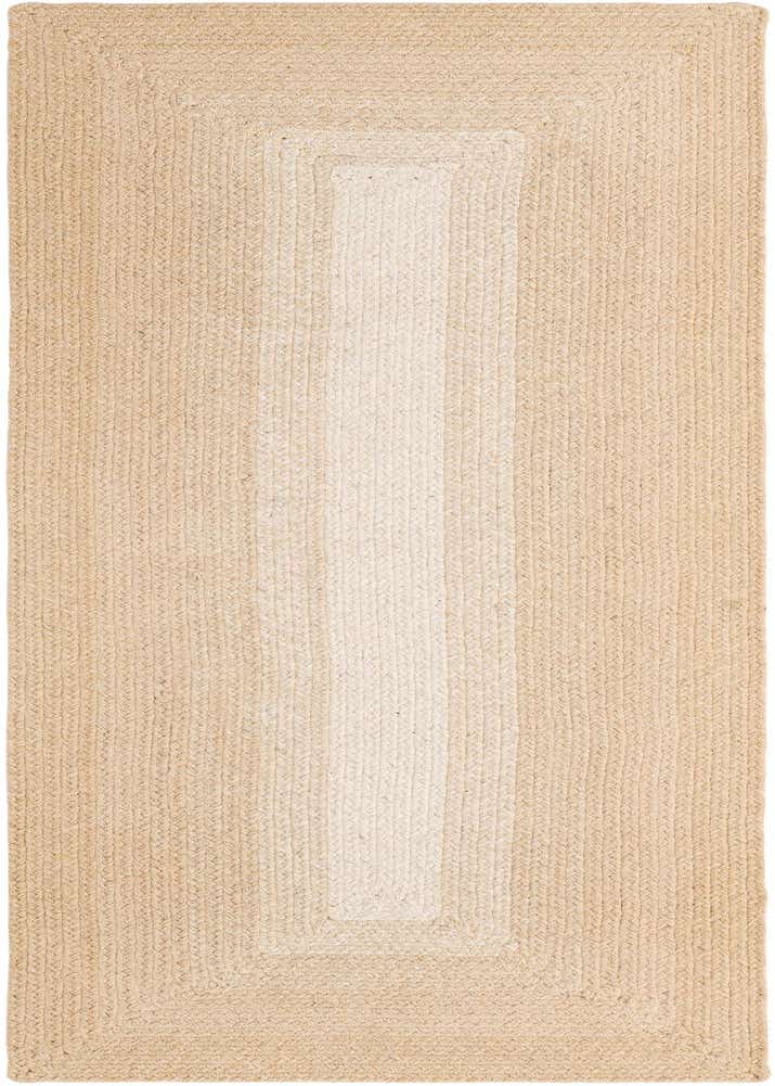 2' x 6' 1 Handmade Hand Braided Wool Runner Rug