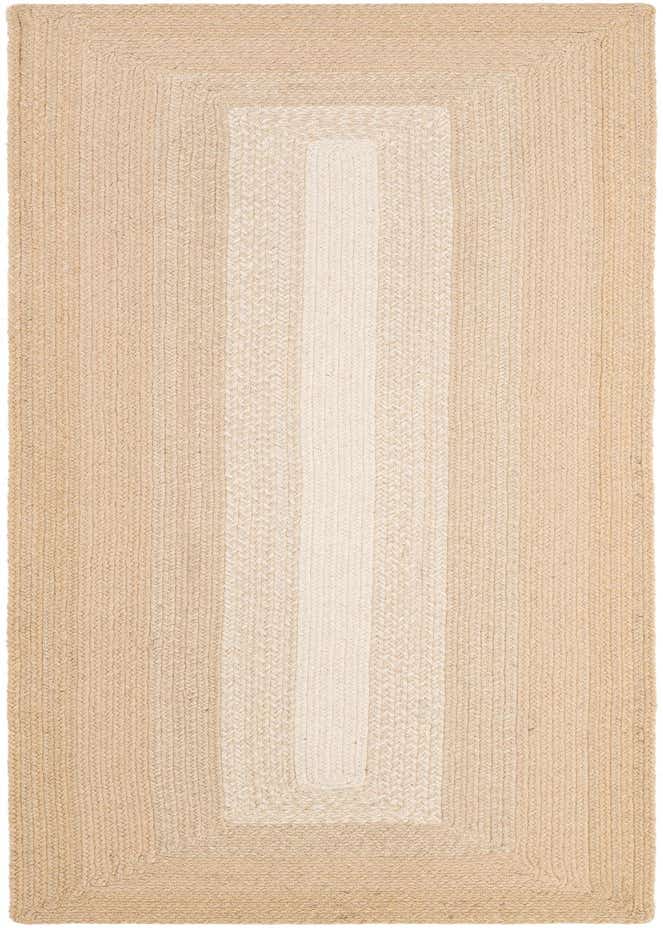 2' 7 x 8' Handmade Hand Braided Wool Runner Rug