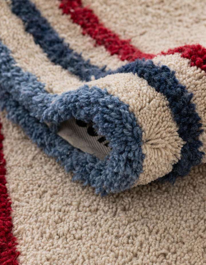 2' x 8' Handtufted Wool Runner Rug