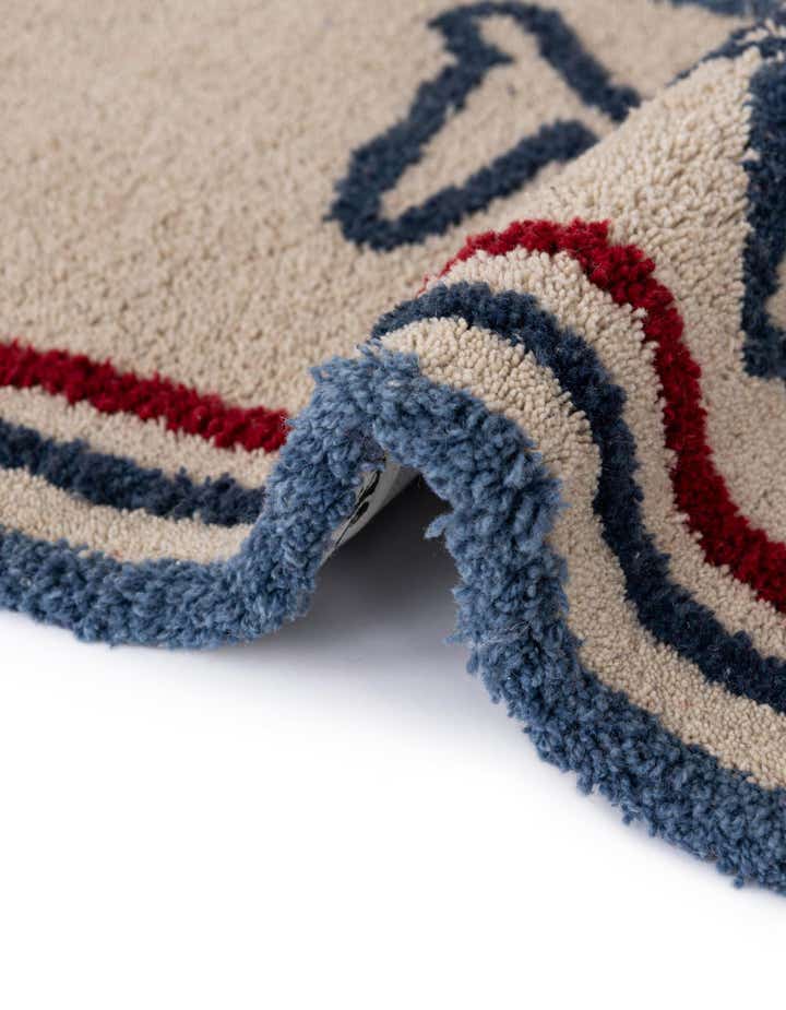 2' x 8' Handtufted Wool Runner Rug