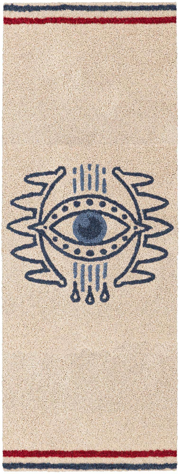 2' x 6' 1 Handtufted Wool Runner Rug