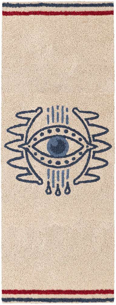 2' x 6' 1 Handtufted Wool Runner Rug