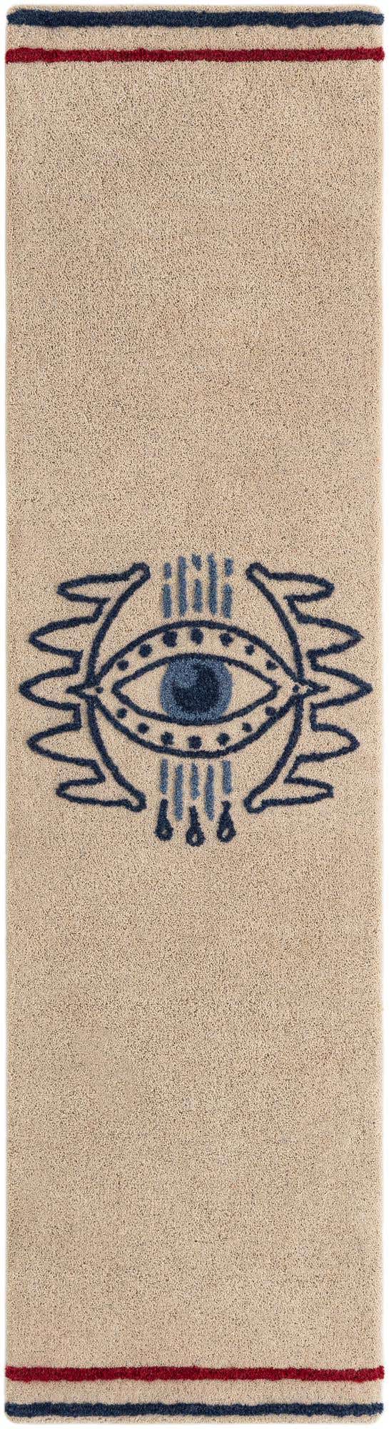 2' x 8' Handtufted Wool Runner Rug