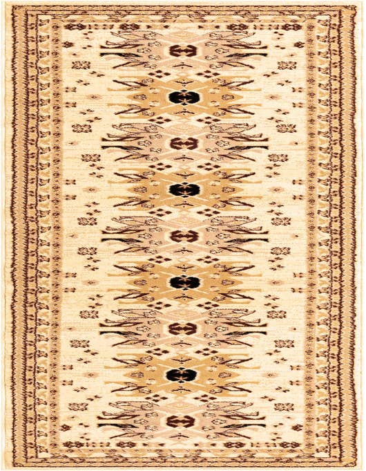 Detail image of 2' 7 x 10' Heriz Design Runner Rug