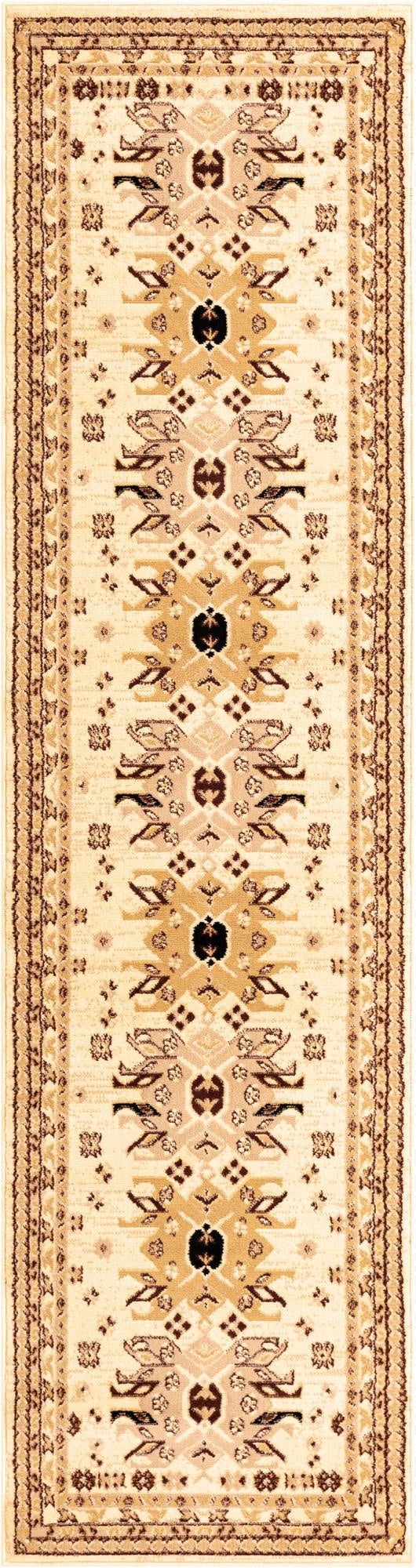 2' 7 x 10' Heriz Design Runner Rug