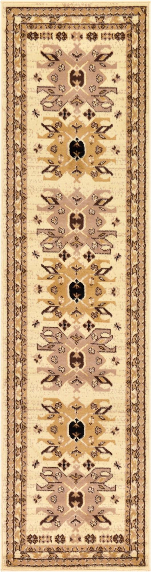 2' x 8' 2 Heriz Design Runner Rug