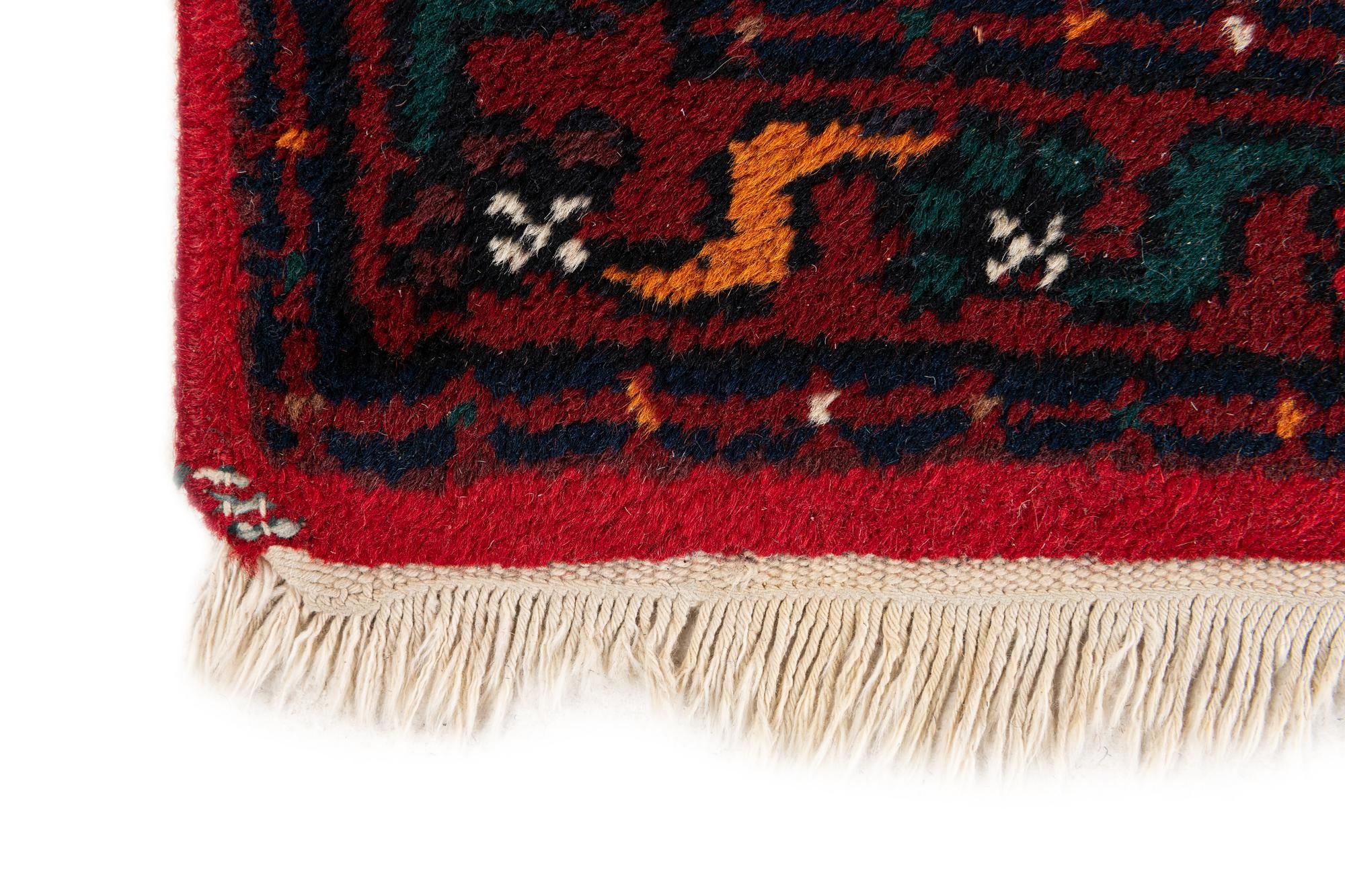 2' 3 x 4' 4 Hand Knotted Heriz Wool Runner Rug