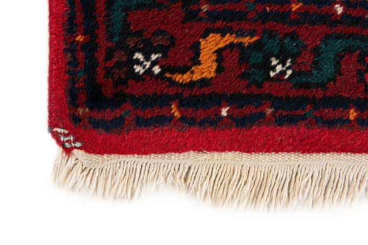 2' 3 x 4' 4 Hand Knotted Heriz Wool Runner Rug