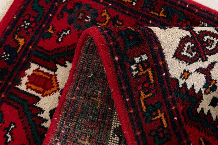 2' 3 x 4' 4 Hand Knotted Heriz Wool Runner Rug