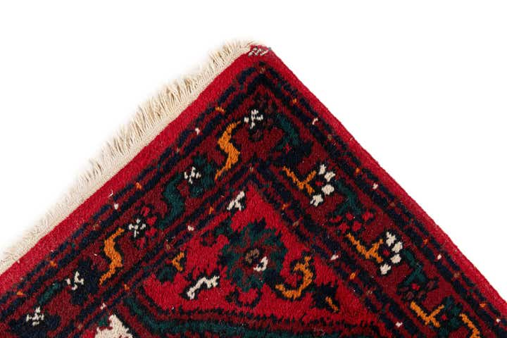 2' 3 x 4' 4 Hand Knotted Heriz Wool Runner Rug