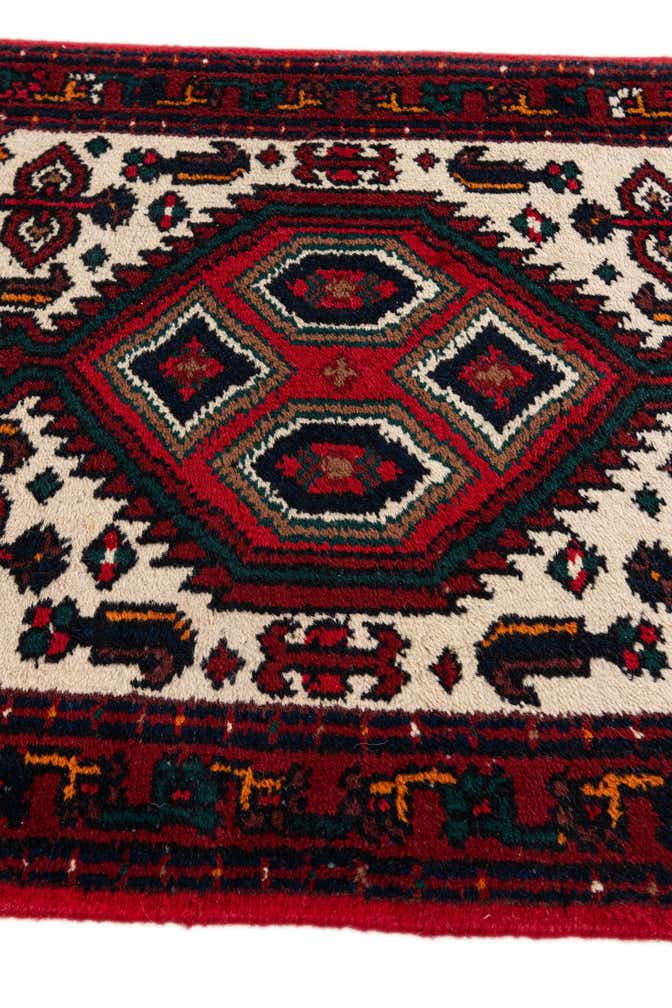 2' 3 x 4' 4 Hand Knotted Heriz Wool Runner Rug