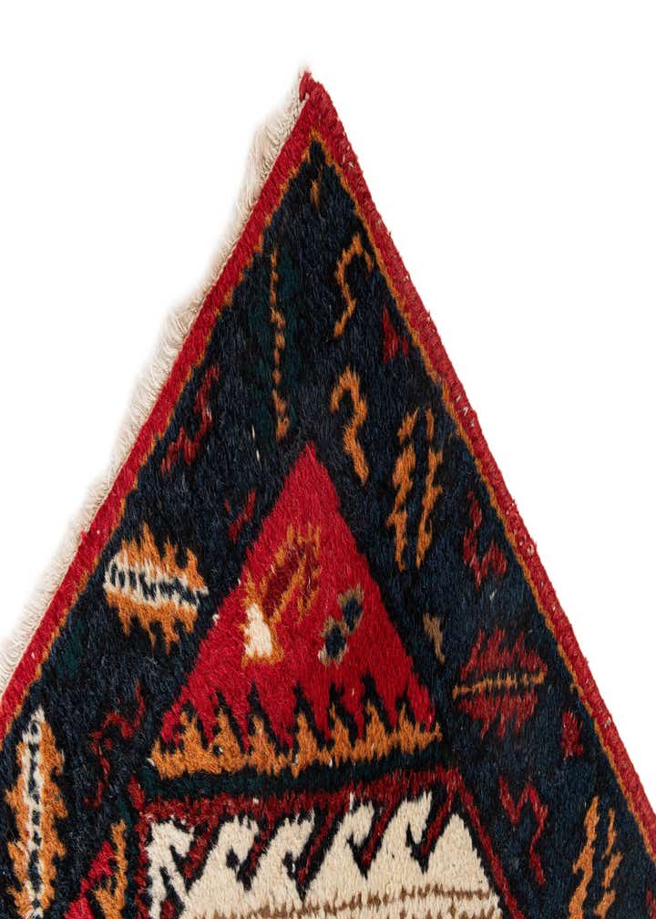 2' x 3' 11 Hand Knotted Heriz Wool Runner Rug