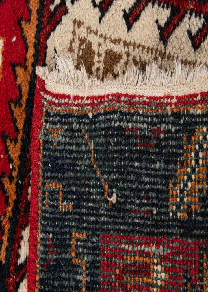 2' x 3' 11 Hand Knotted Heriz Wool Runner Rug