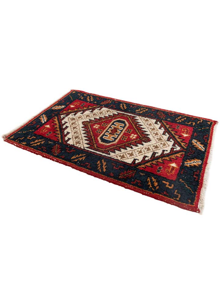 2' x 3' 11 Hand Knotted Heriz Wool Runner Rug