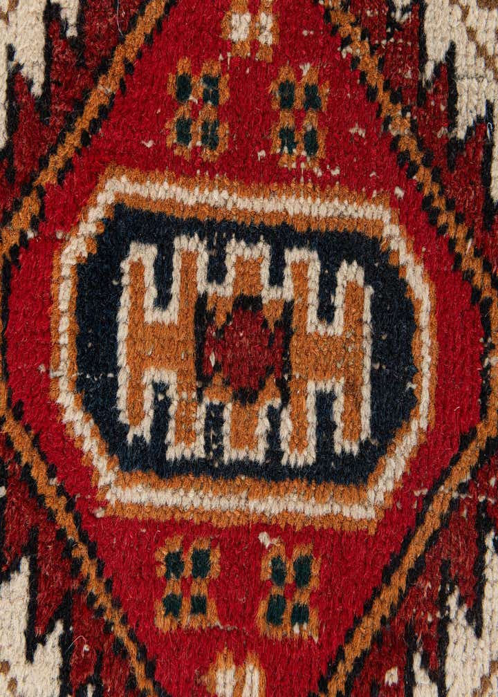 2' x 3' 11 Hand Knotted Heriz Wool Runner Rug