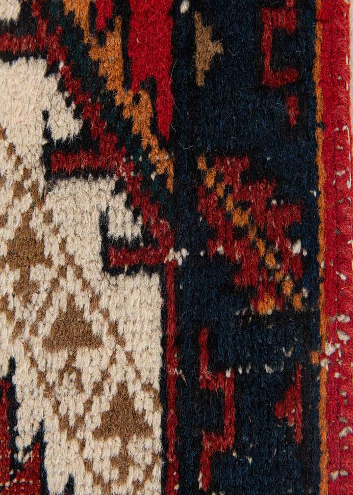 2' x 3' 11 Hand Knotted Heriz Wool Runner Rug