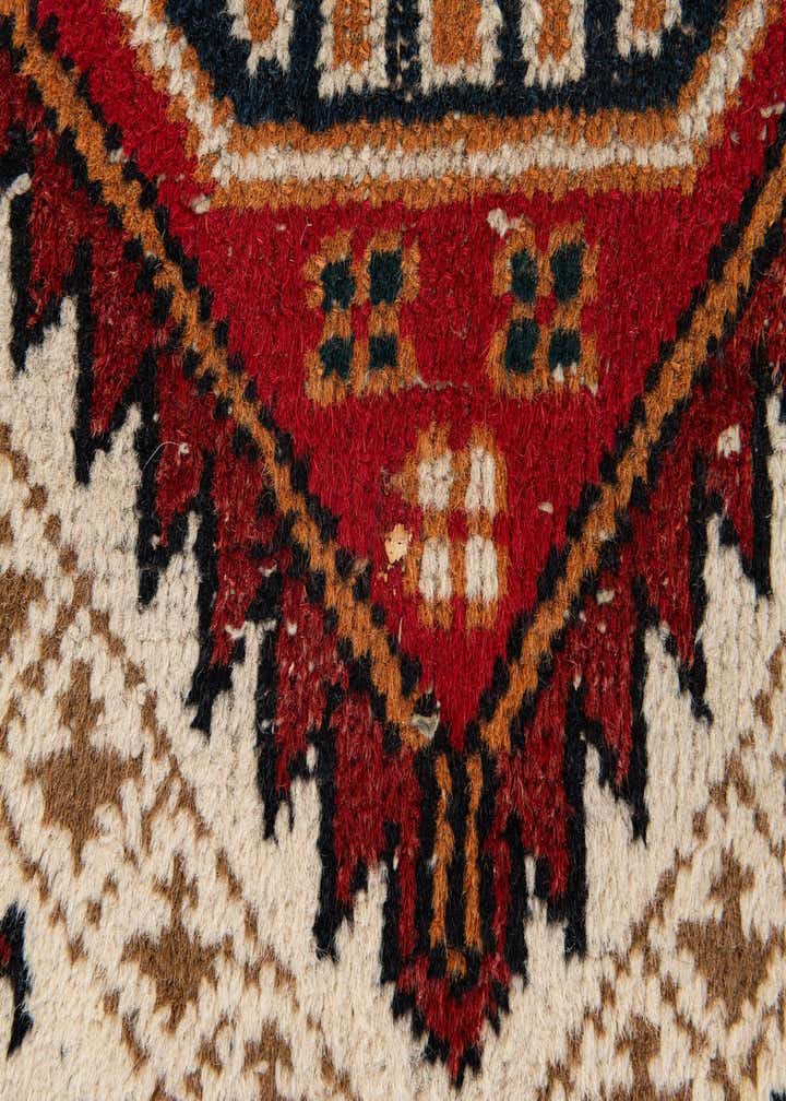 2' x 3' 11 Hand Knotted Heriz Wool Runner Rug