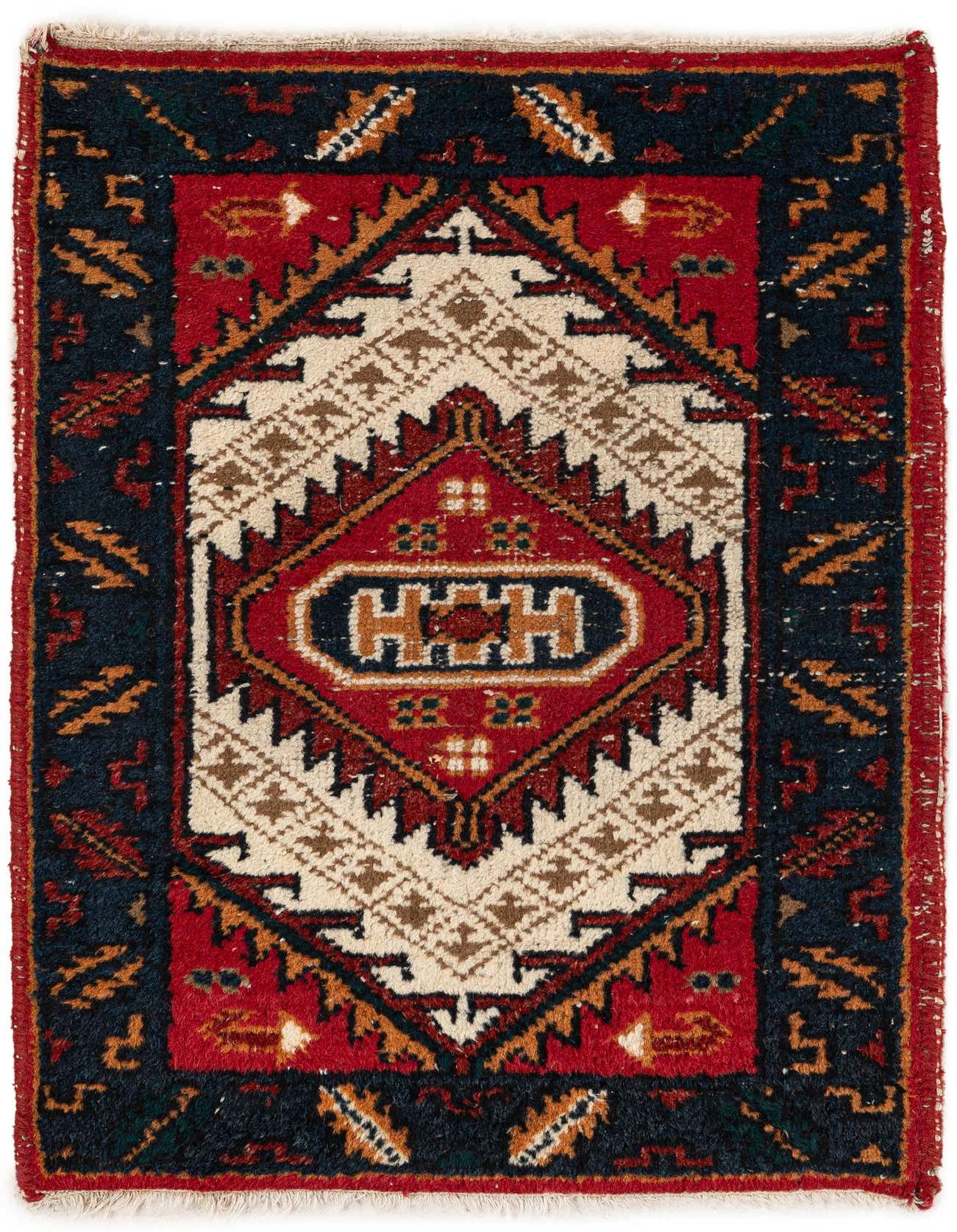 2' x 3' 11 Hand Knotted Heriz Wool Runner Rug
