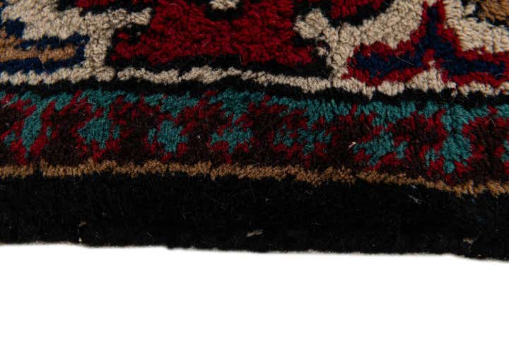 2' 9 x 9' 9 Hand Knotted Heriz Wool Runner Rug