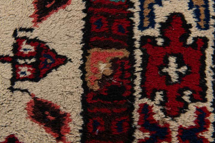 2' 9 x 9' 9 Hand Knotted Heriz Wool Runner Rug