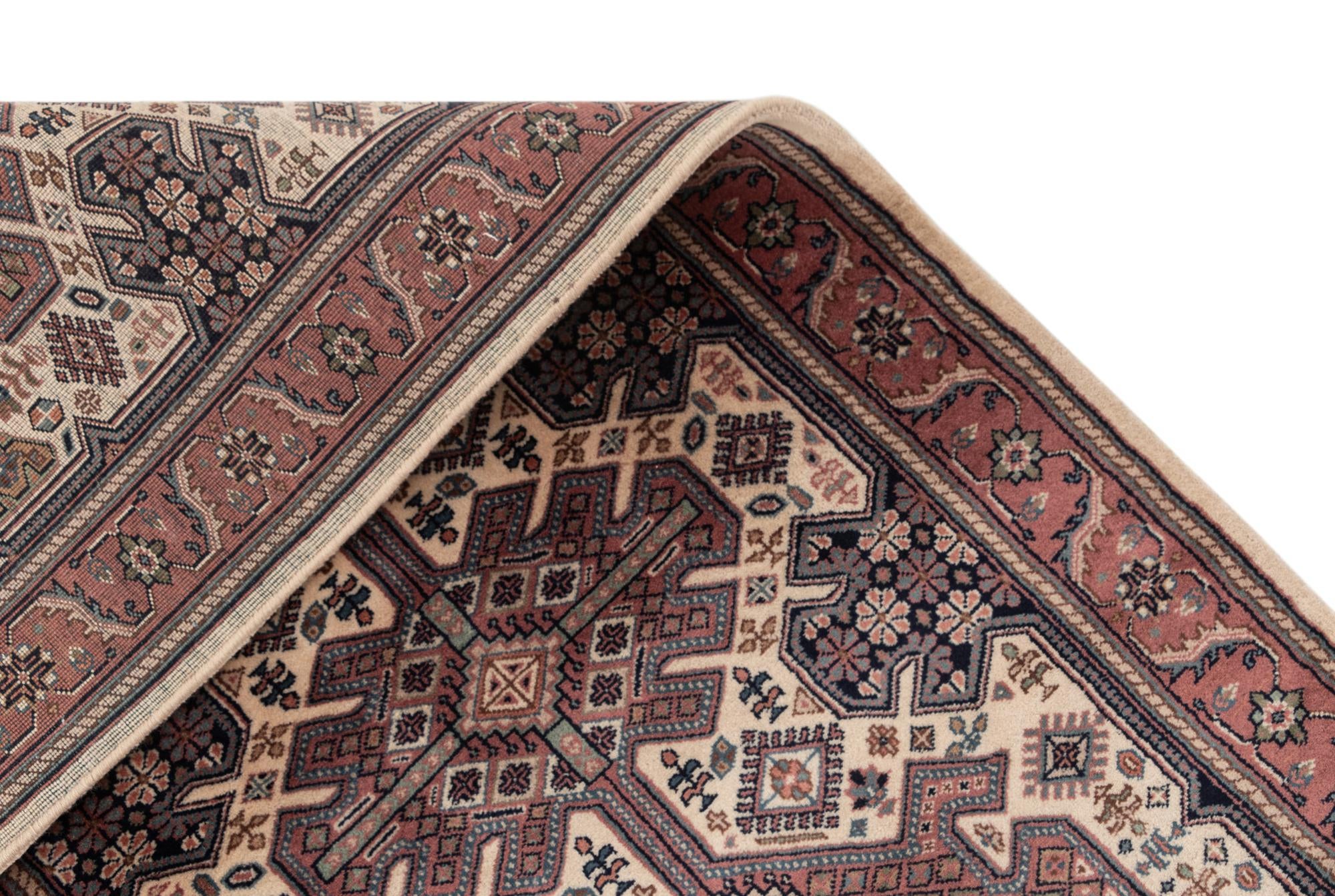 3' 1 x 9' 7 Hand Knotted Jaipur Wool Runner Rug