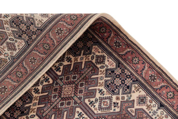 Detail image of 3' 1 x 9' 7 Hand Knotted Jaipur Wool Runner Rug