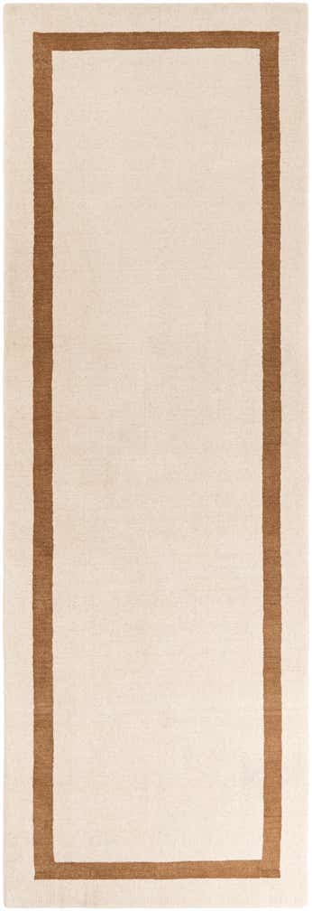 3' 3 x 10' Jill Zarin Border Wool Runner Rug