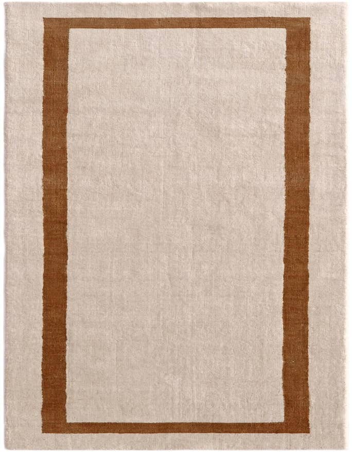 Detail image of 2' 7 x 8' Jill Zarin Border Wool Runner Rug