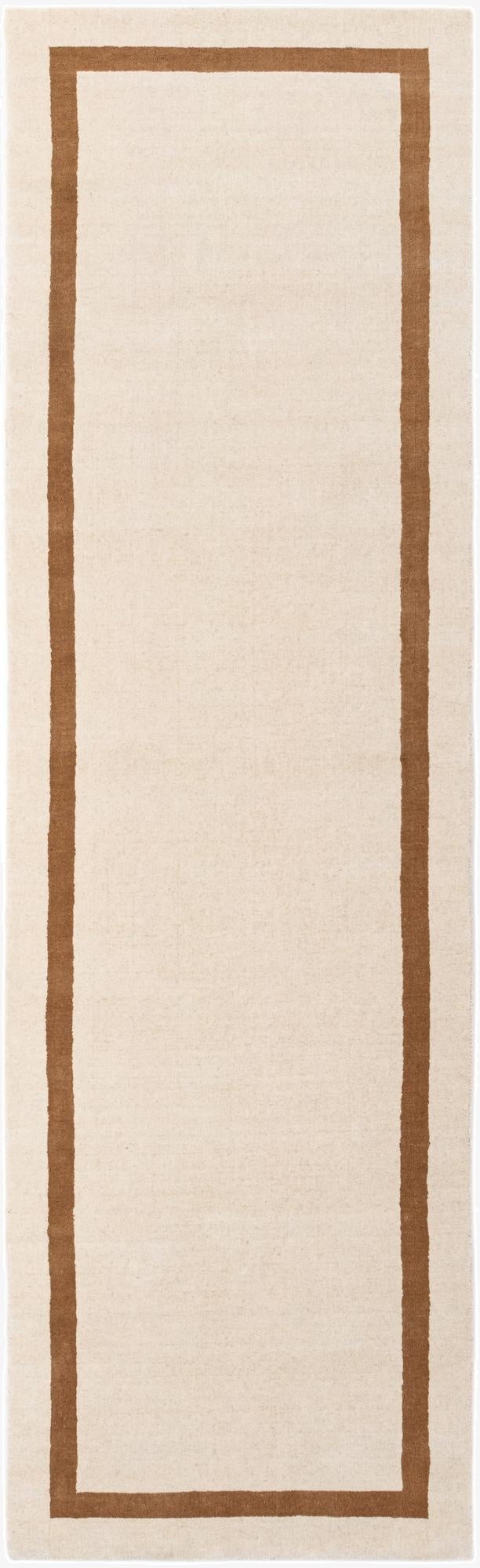 3' 3 x 12' Jill Zarin Border Wool Runner Rug