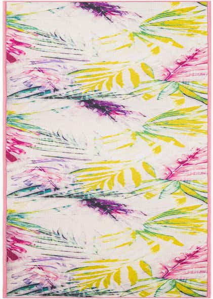 2' x 10' Easy-Clean Jill Zarin Caribbean Indoor / Outdoor Runner Rug