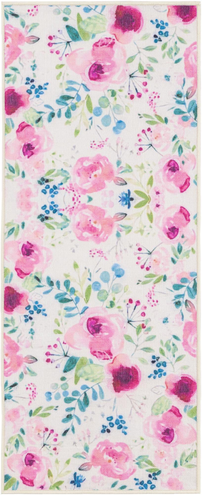 2' x 5' 1 Easy-Clean Jill Zarin Caribbean Indoor / Outdoor Runner Rug