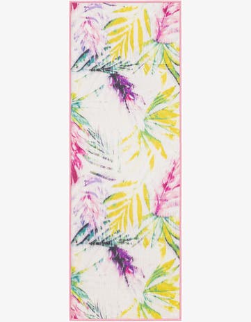 2' x 6' 1 Easy-Clean Jill Zarin Caribbean Indoor / Outdoor Runner Rug