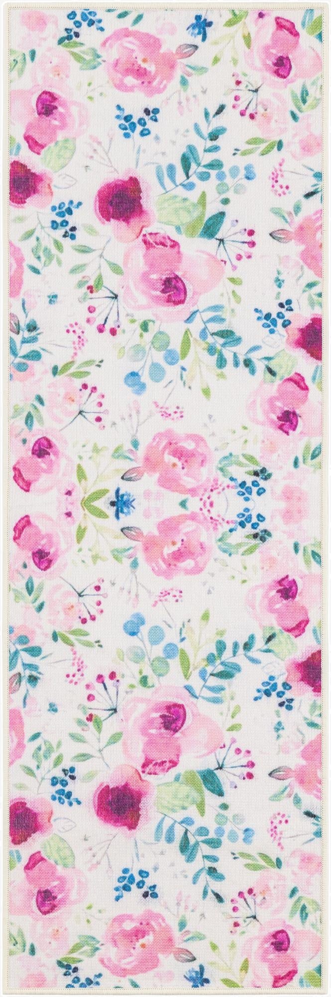 2' x 6' 1  Washable Jill Zarin Caribbean Indoor / Outdoor Runner Rug