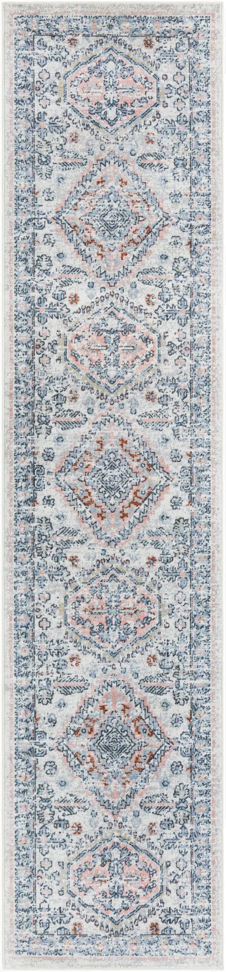 2' 7 x 12' Kamala Washable Runner Rug