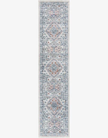 Ivory Kamala Washable Runner Rug