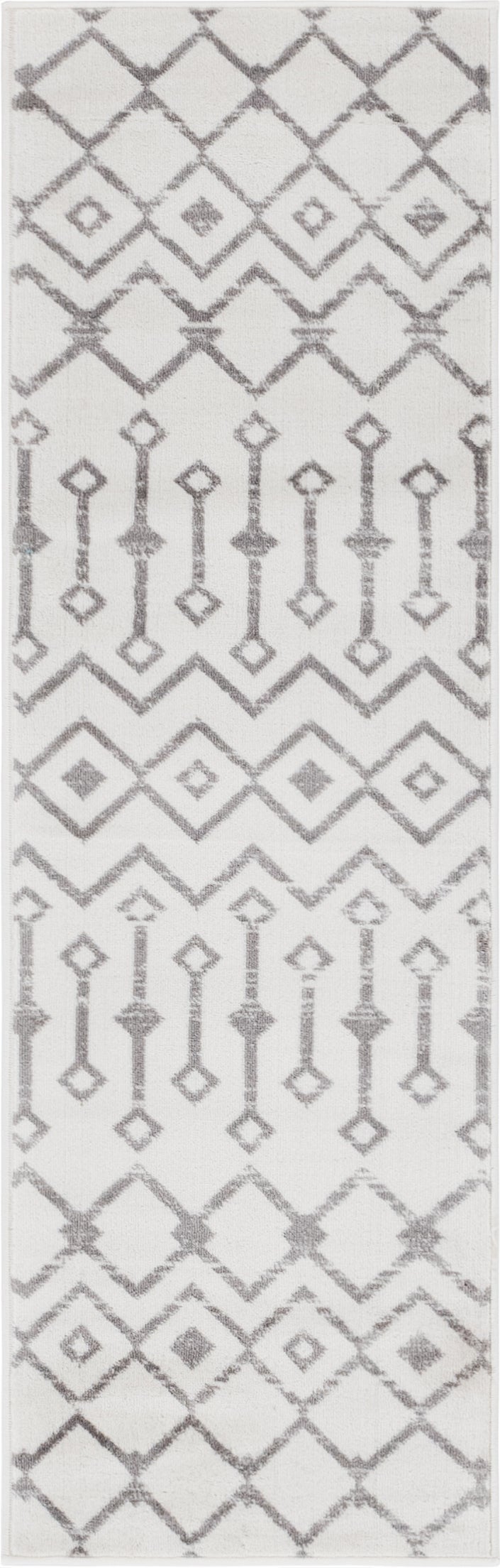 2' x 6' 7 Kasbah Trellis Runner Rug