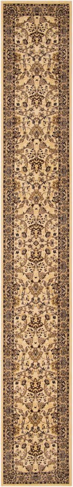 Detail image of 3' x 19' 8 Kashan Design Runner Rug