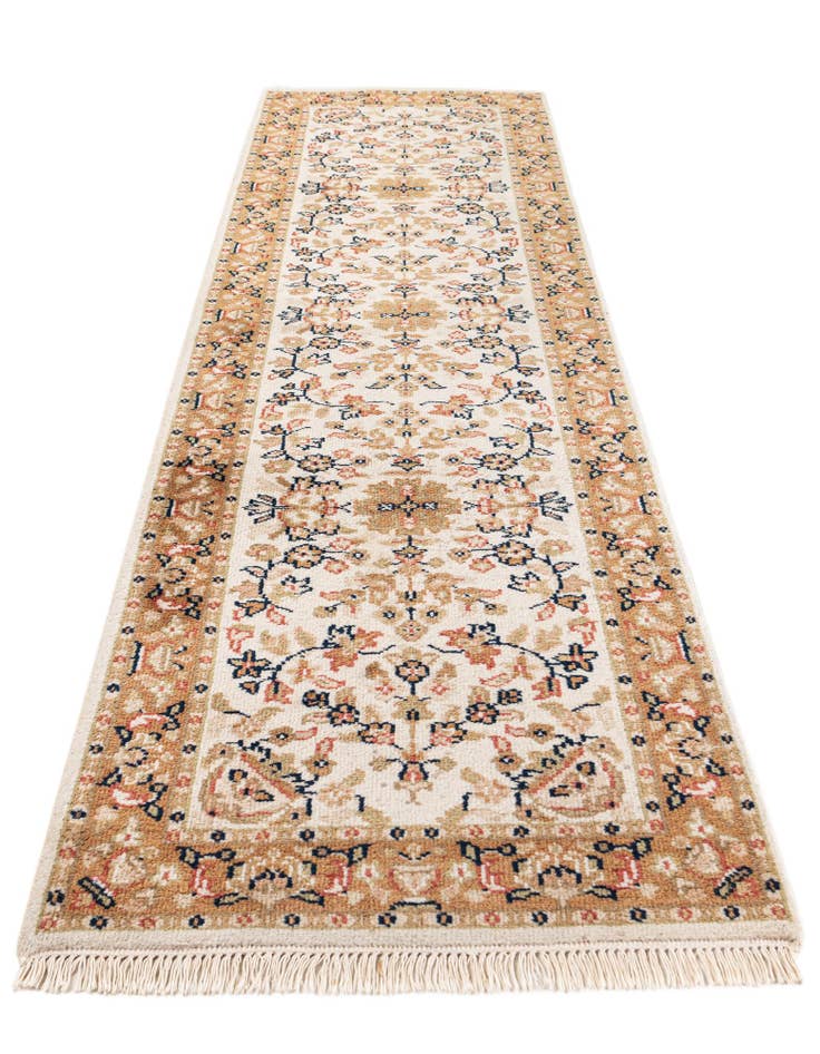 Detail image of 2' 9 x 9' 7 Hand Knotted Kashan Wool Runner Rug