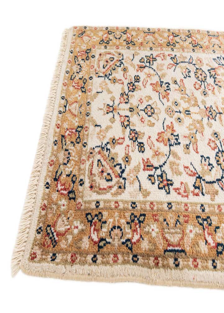 2' 9 x 9' 7 Hand Knotted Kashan Wool Runner Rug