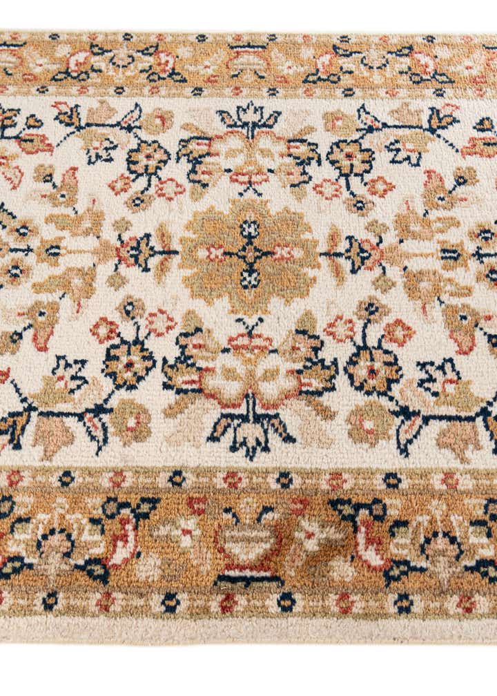 2' 9 x 9' 7 Hand Knotted Kashan Wool Runner Rug