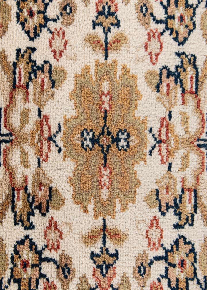 2' 9 x 9' 7 Hand Knotted Kashan Wool Runner Rug