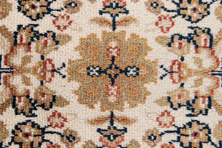 2' 9 x 9' 7 Hand Knotted Kashan Wool Runner Rug