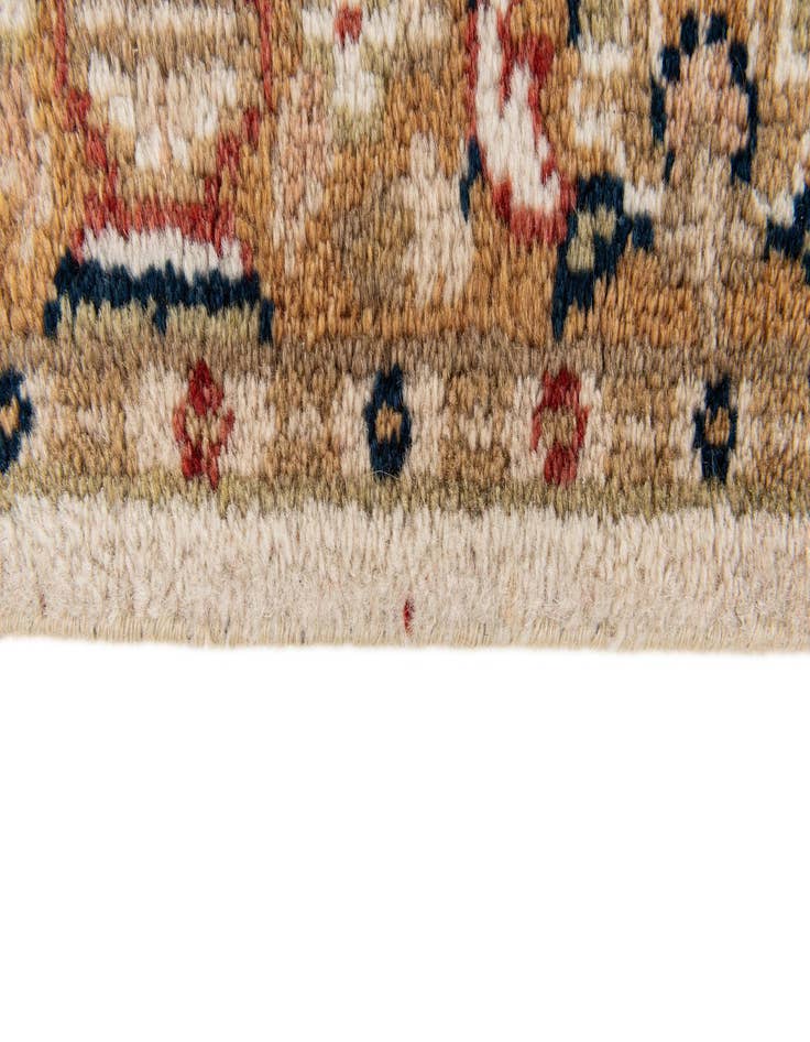 Detail image of 2' 9 x 9' 7  Hand Knotted Kashan Wool Runner Rug