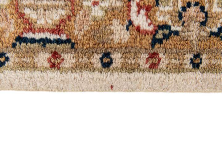 2' 9 x 9' 7 Hand Knotted Kashan Wool Runner Rug