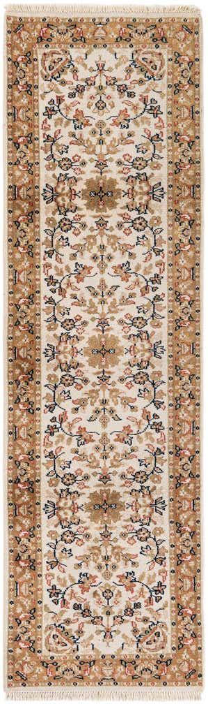 2' 9 x 9' 7 Hand Knotted Kashan Wool Runner Rug
