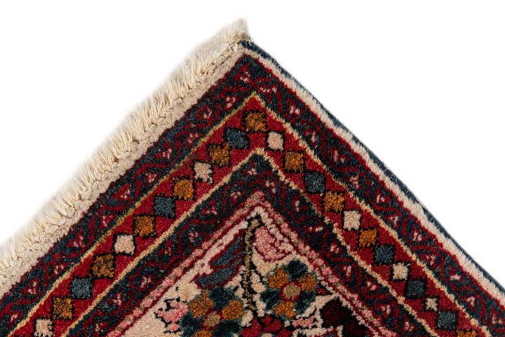 2' 1 x 4' Hand Knotted Kashan Wool Runner Rug