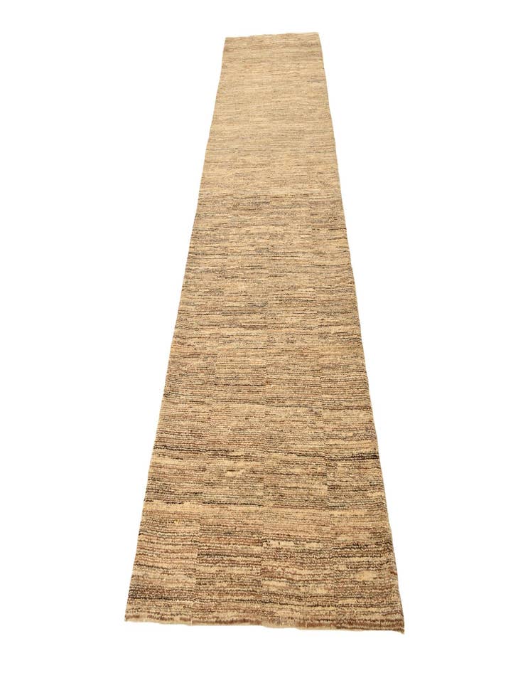 Detail image of 2' 6 x 9' 10 Hand Knotted Kashkuli Gabbeh Oriental Wool Runner Rug