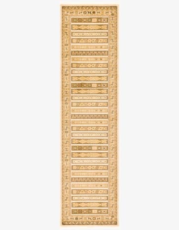 Ivory Kashkuli Gabbeh Runner Rug