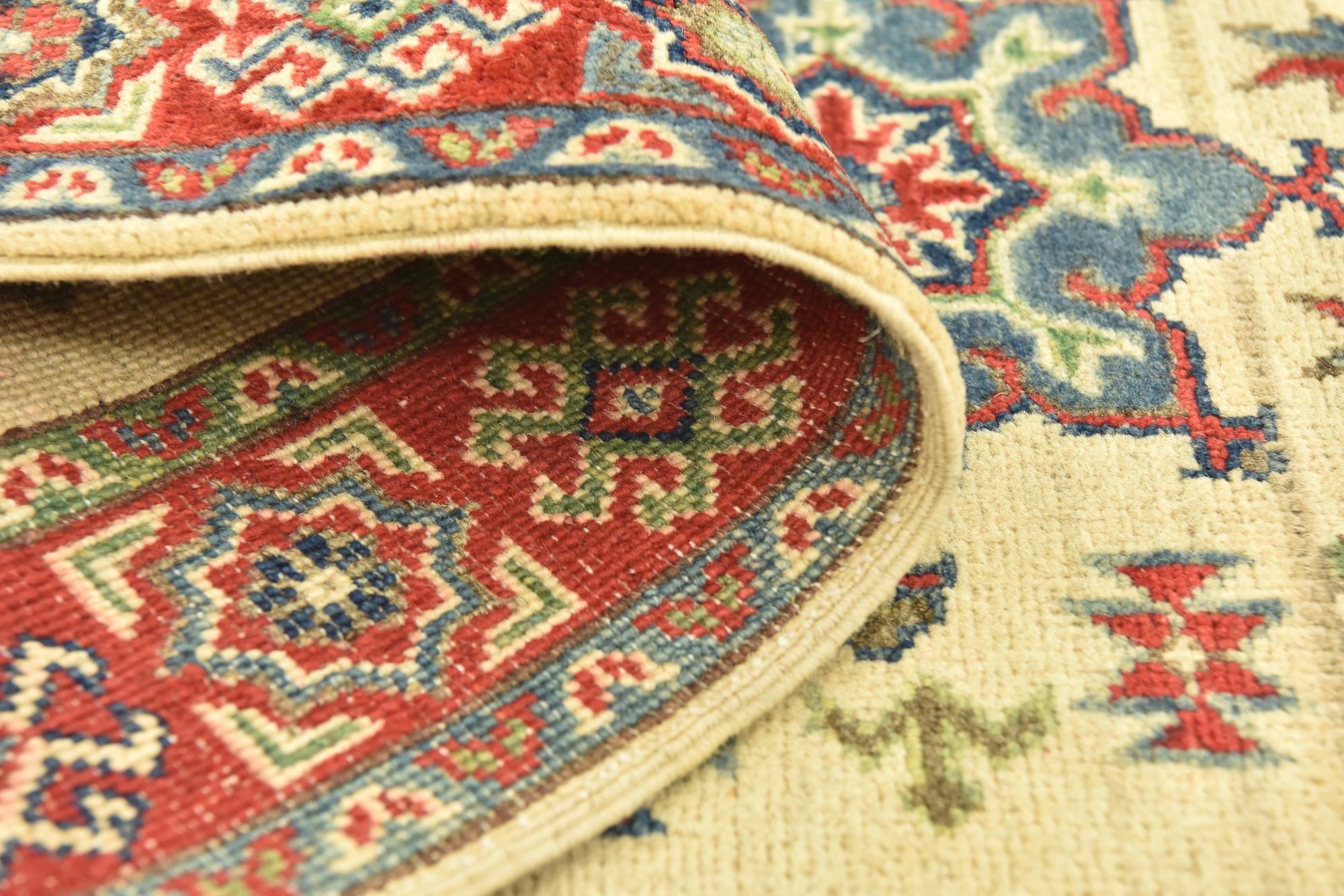 2' 8 x 9' 9 Hand Knotted Kazak Runner Rug