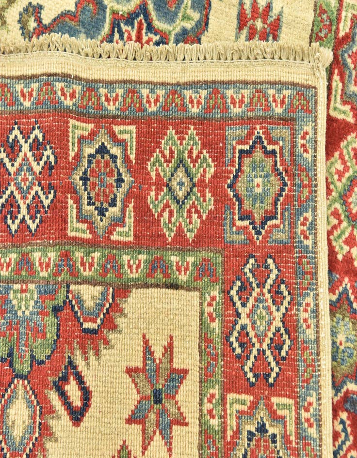 Detail image of 2' 8 x 9' 9  Hand Knotted Kazak Runner Rug